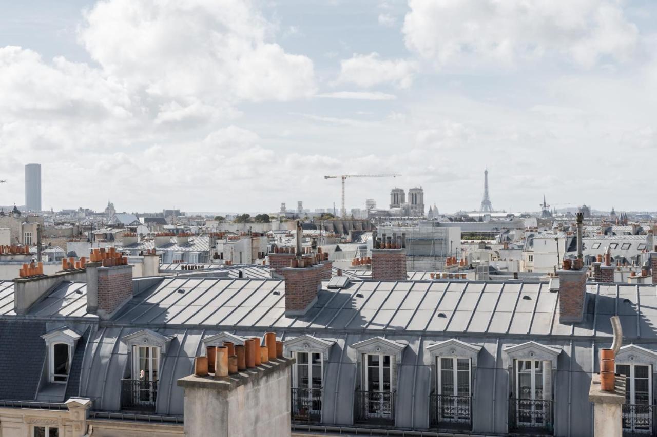 Bright And Homely 1 Bedroom Rooftop Apartment In The Marais In 파리 외부 사진