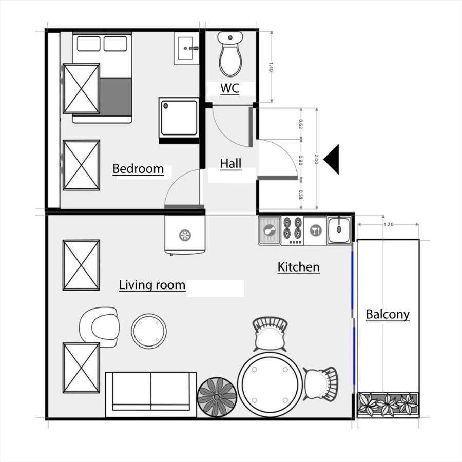 Bright And Homely 1 Bedroom Rooftop Apartment In The Marais In 파리 외부 사진