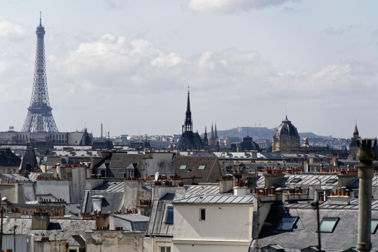 Bright And Homely 1 Bedroom Rooftop Apartment In The Marais In 파리 외부 사진